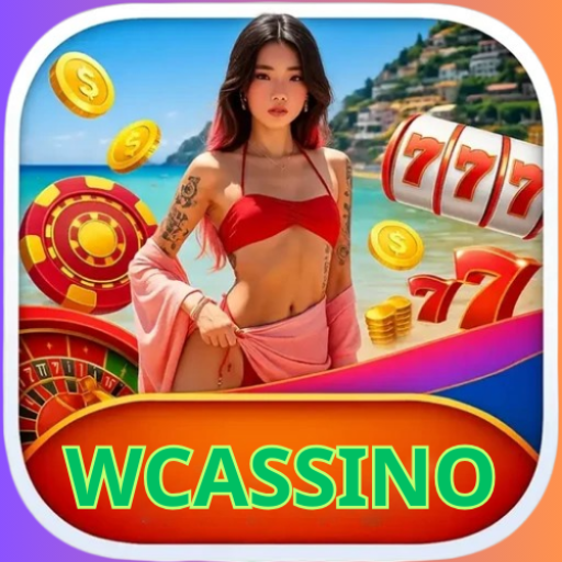 Imagem promocional da WCASSINO mostrando a plataforma e suas vantagens